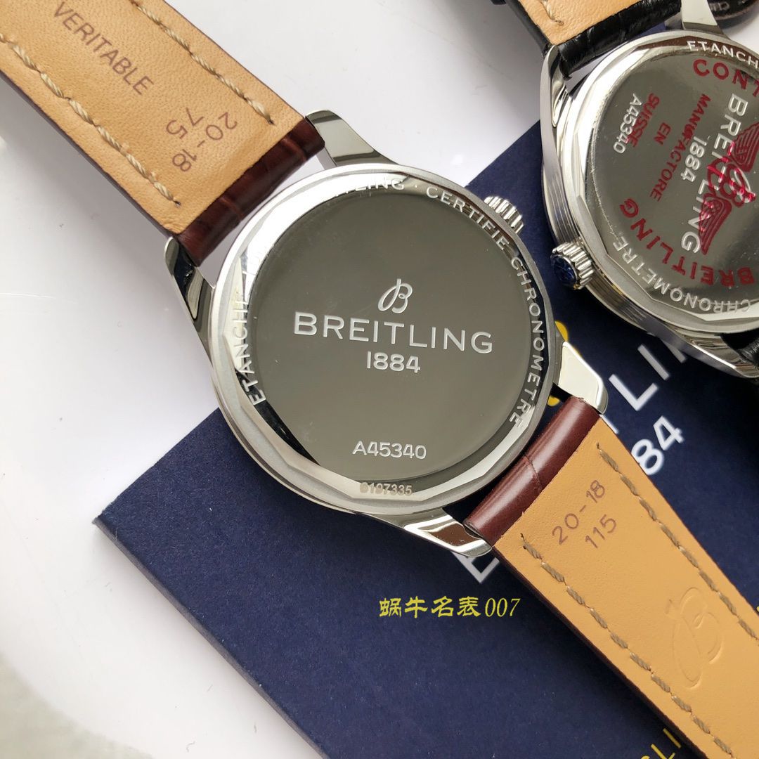 【Breitling渠道原单】百年灵璞雅系列A45340241B1P1腕表 / BL110