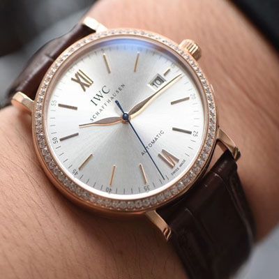 【视频评测V7厂IWC复刻表】万国表柏涛菲诺系列高仿IW356515腕表