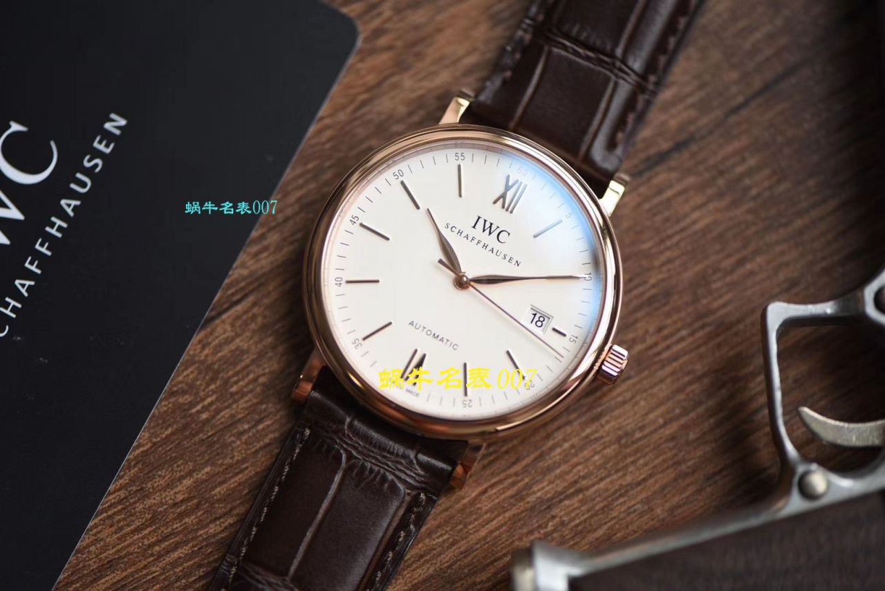 【视频评测V7厂IWC复刻表】万国表柏涛菲诺系列高仿IW356504腕表 / WG387