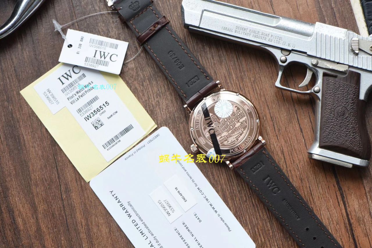 【视频评测V7厂IWC复刻表】万国表柏涛菲诺系列高仿IW356515腕表 / WG393