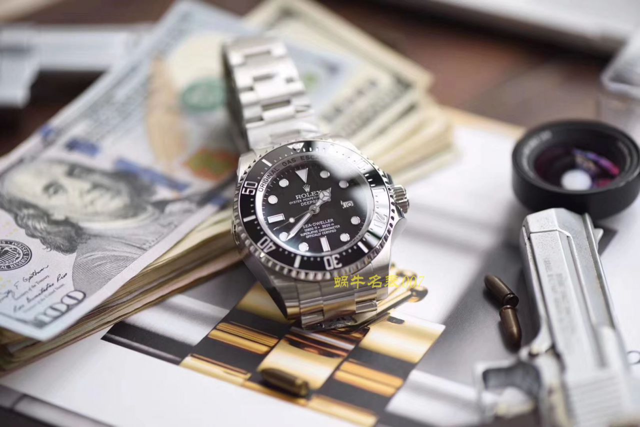 【AR厂顶级复刻高仿手表】劳力士海使型系列116660-98210 黑盘腕表(水鬼王) / R376