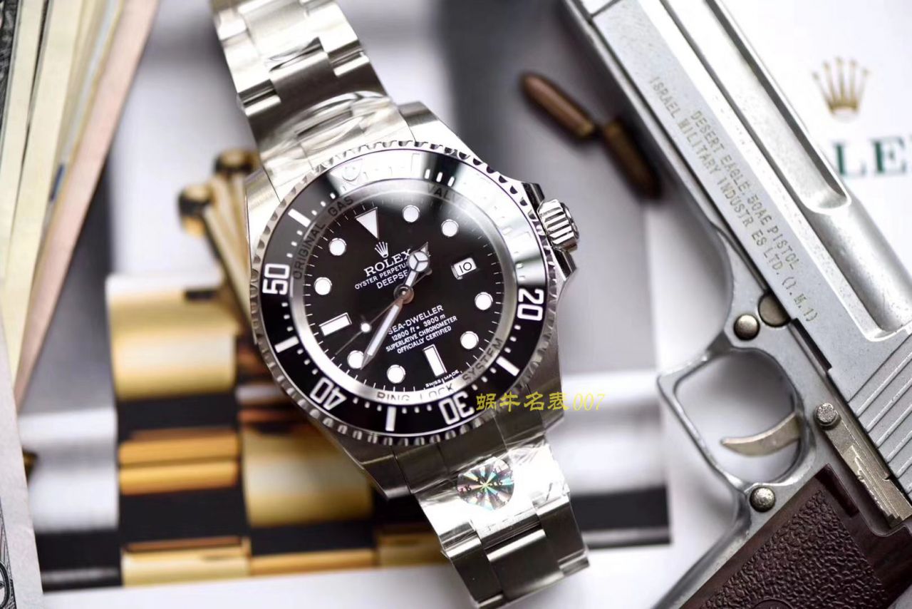 【AR厂顶级复刻高仿手表】劳力士海使型系列116660-98210 黑盘腕表(水鬼王) / R376
