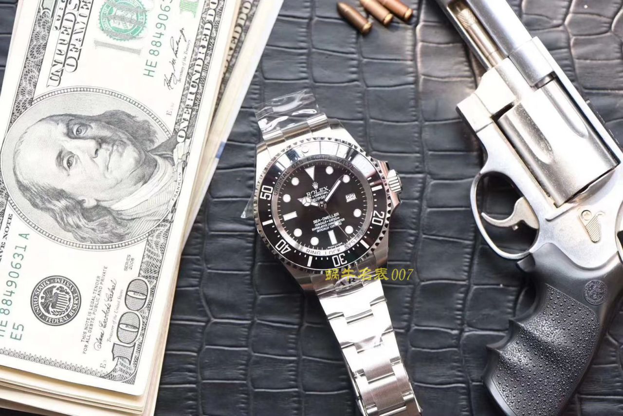 【AR厂顶级复刻高仿手表】劳力士海使型系列116660-98210 黑盘腕表(水鬼王) / R376