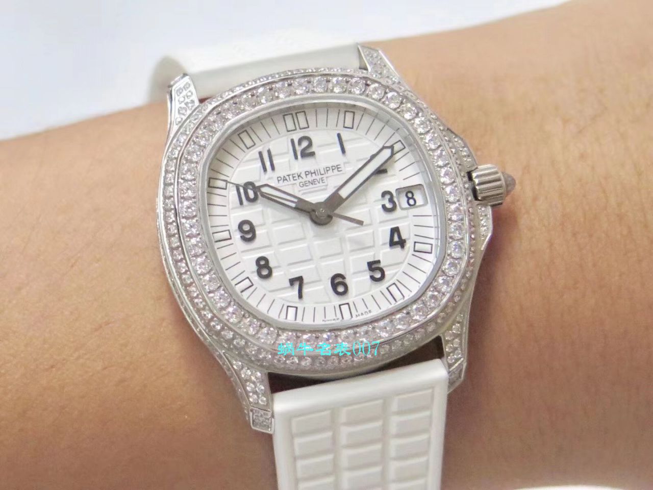 【PPF厂顶级复刻手表】百达翡丽AQUANAUT高仿5069G-011 白金腕表 / BD231