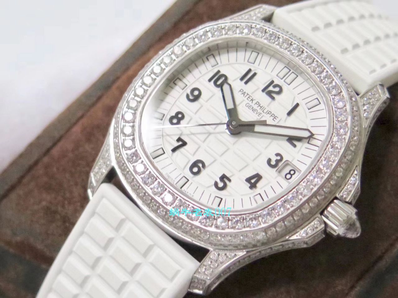 【PPF厂顶级复刻手表】百达翡丽AQUANAUT高仿5069G-011 白金腕表 / BD231