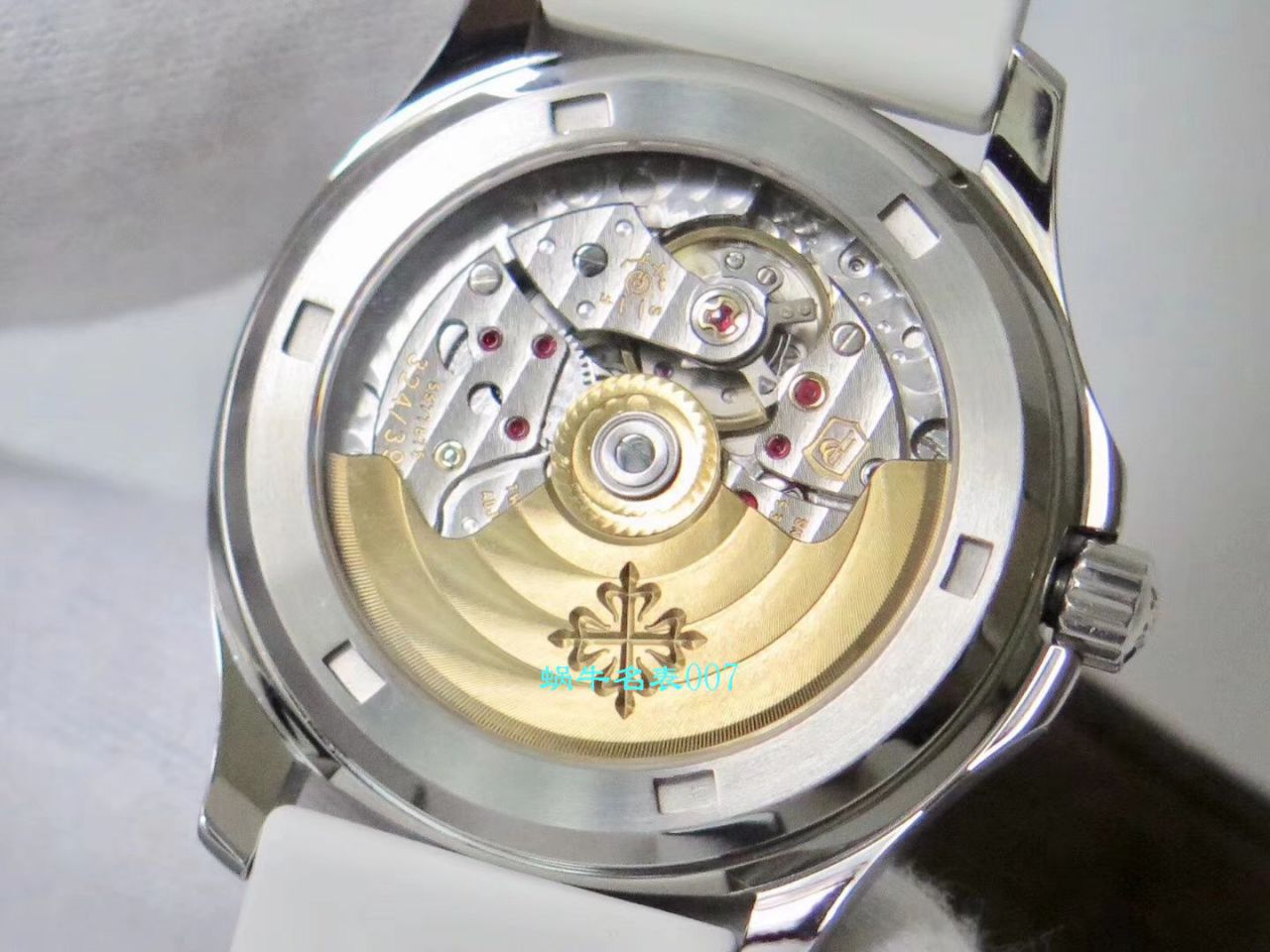 【PPF厂顶级复刻手表】百达翡丽AQUANAUT高仿5069G-011 白金腕表 / BD231