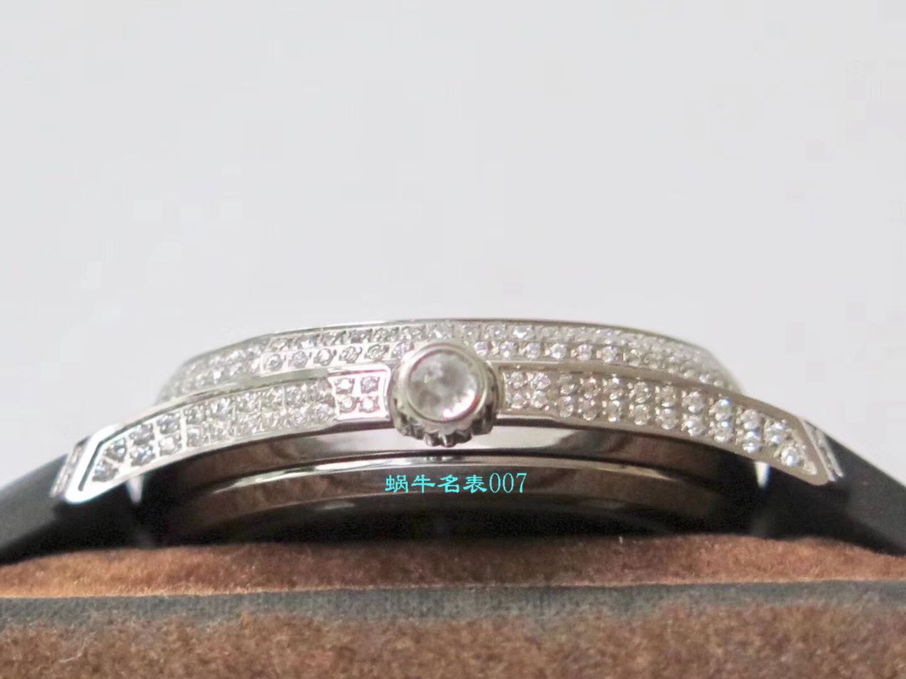 【PPF厂PATEK PHILIPPE复刻表】百达翡丽AQUANAUT高仿5069G-001 白金女士腕表 / BD230