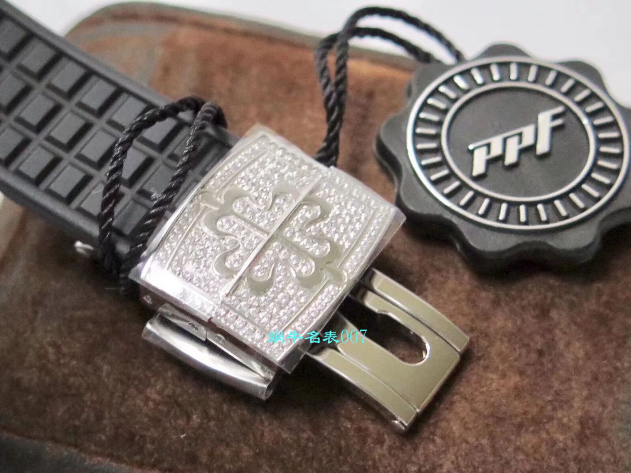 【PPF厂PATEK PHILIPPE复刻表】百达翡丽AQUANAUT高仿5069G-001 白金女士腕表 / BD230