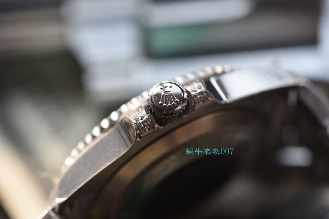 【LF厂顶级复刻劳力士高仿手表】LF帝皇定制版镶钻绿水鬼❗顶级绿钻水鬼 / R363