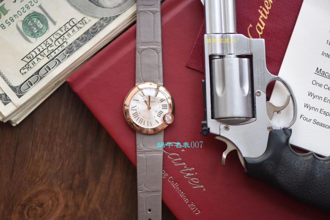 【台湾厂复刻高仿女表】卡地亚BALLON BLANC DE CARTIER系列WGBL0005腕表 / K230