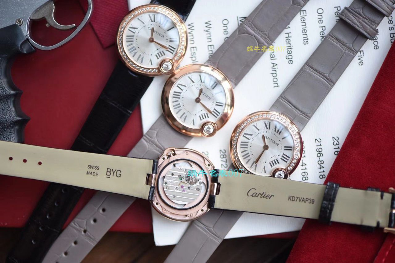 【台湾厂复刻高仿女表】卡地亚BALLON BLANC DE CARTIER系列WGBL0005腕表 / K230