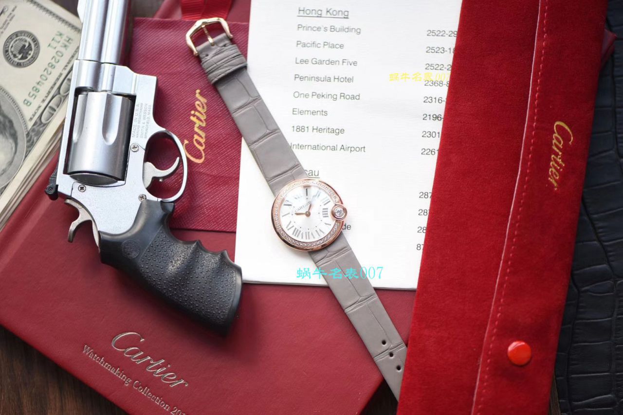 【台湾厂白气球复刻高仿女表】卡地亚BALLON BLANC DE CARTIER系列WJBL0008腕表 / K229