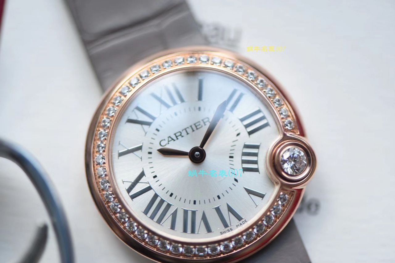 【台湾厂白气球复刻高仿女表】卡地亚BALLON BLANC DE CARTIER系列WJBL0008腕表 / K229