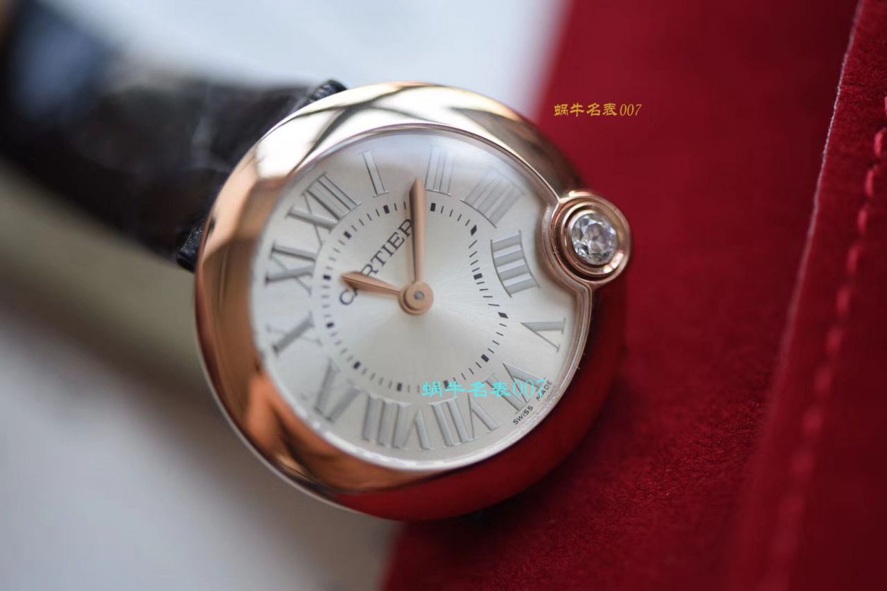 【台湾厂白气球复刻高仿女表】卡地亚BALLON BLANC DE CARTIER系列WJBL0008腕表 / K229