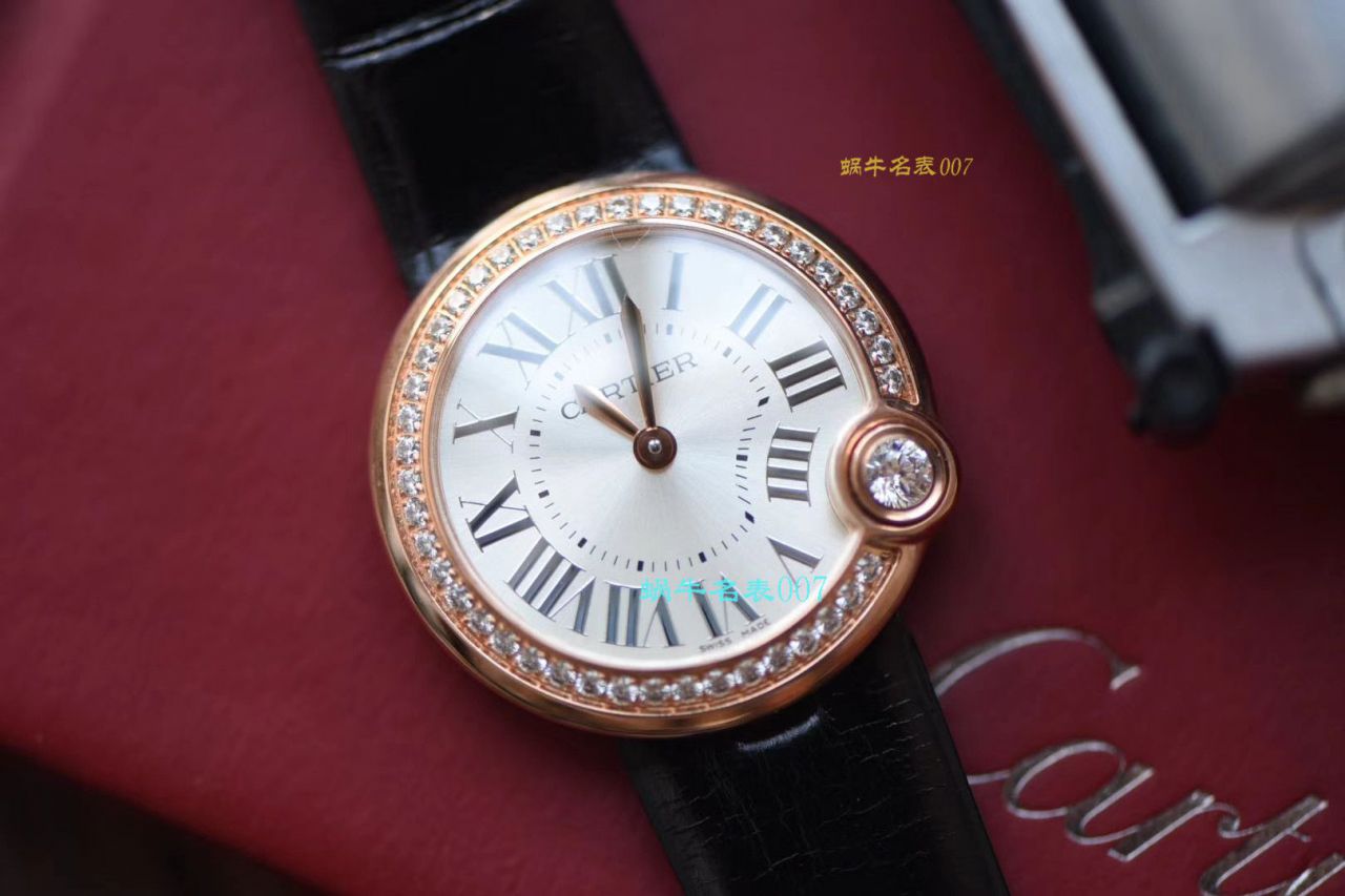 【台湾厂白气球复刻高仿女表】卡地亚BALLON BLANC DE CARTIER系列WJBL0008腕表 / K229