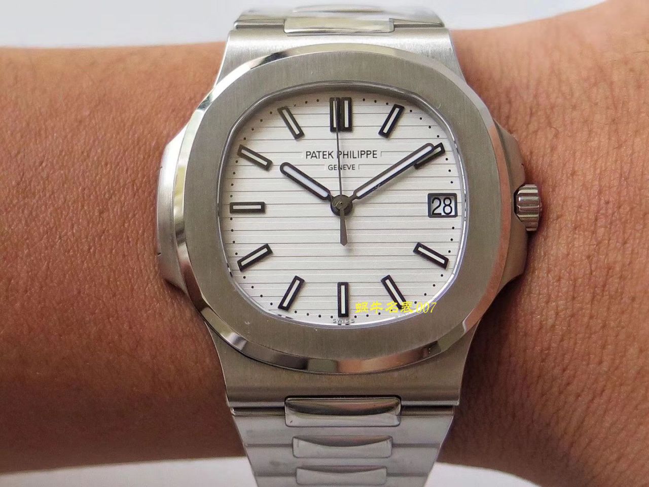【视频评测PPF厂Patek Philippe复刻高仿表】百达翡丽Nautilus鹦鹉螺运动系列5711/1A-011 / BD276