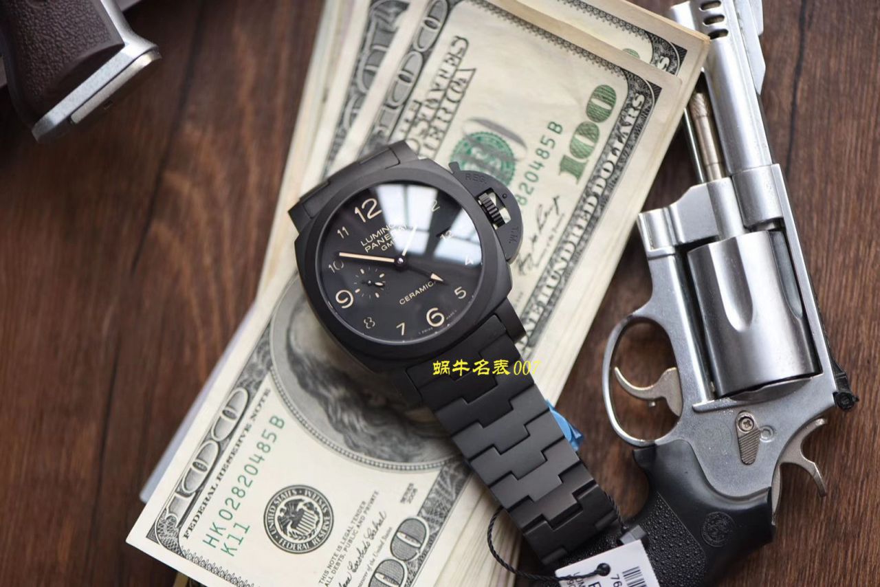 【VS厂Panerai复刻高仿手表】沛纳海全陶瓷PAM00438全陶瓷V3版本加强版黑机 / VS438V3