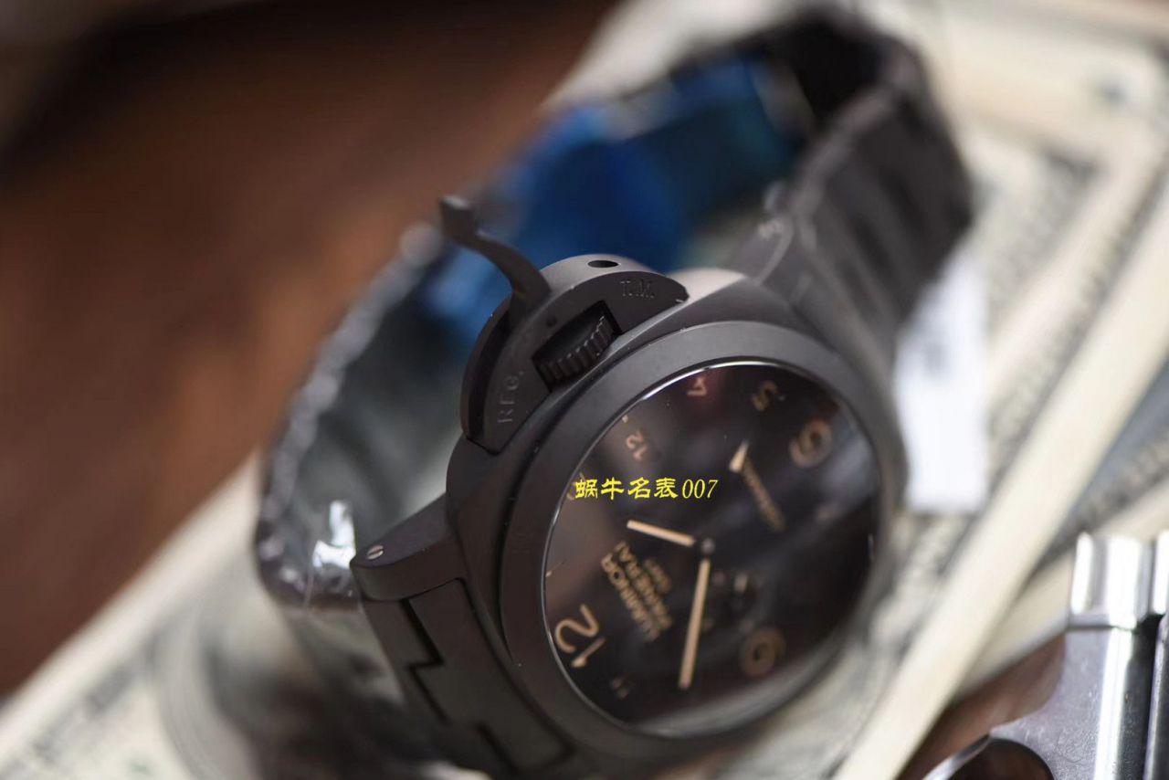 【VS厂Panerai复刻高仿手表】沛纳海全陶瓷PAM00438全陶瓷V3版本加强版黑机 / VS438V3