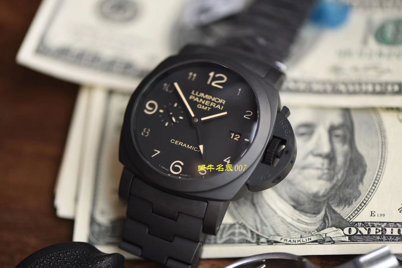 【VS厂Panerai复刻高仿手表】沛纳海全陶瓷PAM00438全陶瓷V3版本加强版黑机 / VS438V3