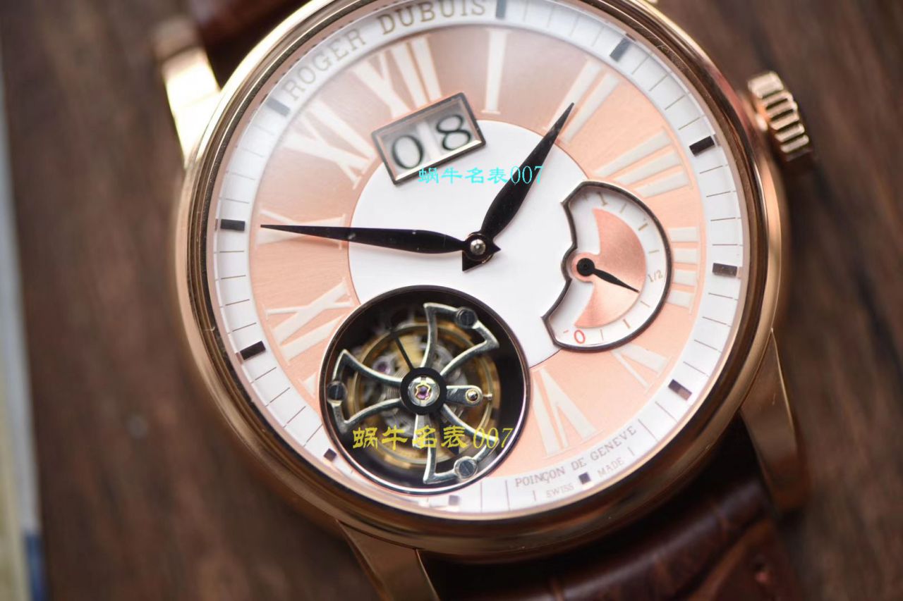 【JB厂Roger Dubuis偏心陀飞轮高仿表】罗杰杜彼HOMMAGE（致敬系列）系列RDDBHO0568腕表 / LJ036