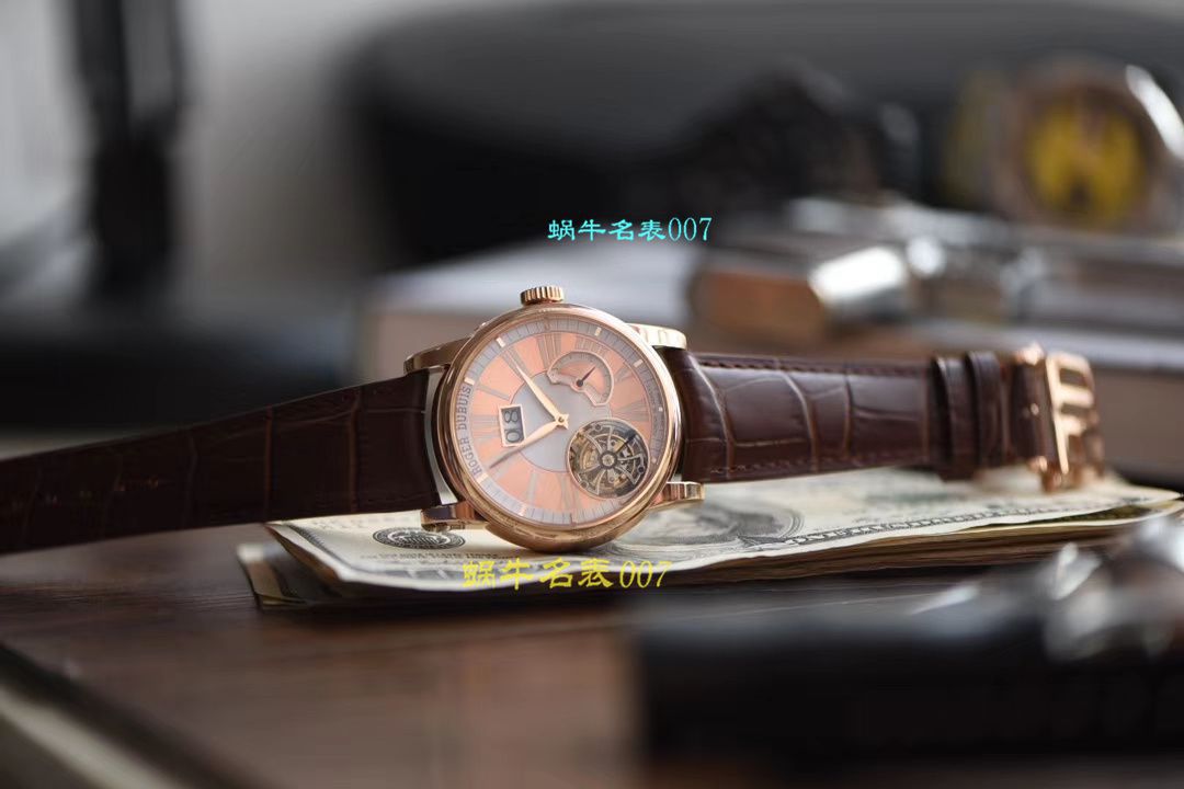 【JB厂Roger Dubuis偏心陀飞轮高仿表】罗杰杜彼HOMMAGE（致敬系列）系列RDDBHO0568腕表 / LJ036