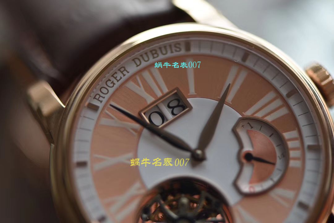 【JB厂Roger Dubuis偏心陀飞轮高仿表】罗杰杜彼HOMMAGE（致敬系列）系列RDDBHO0568腕表 / LJ036
