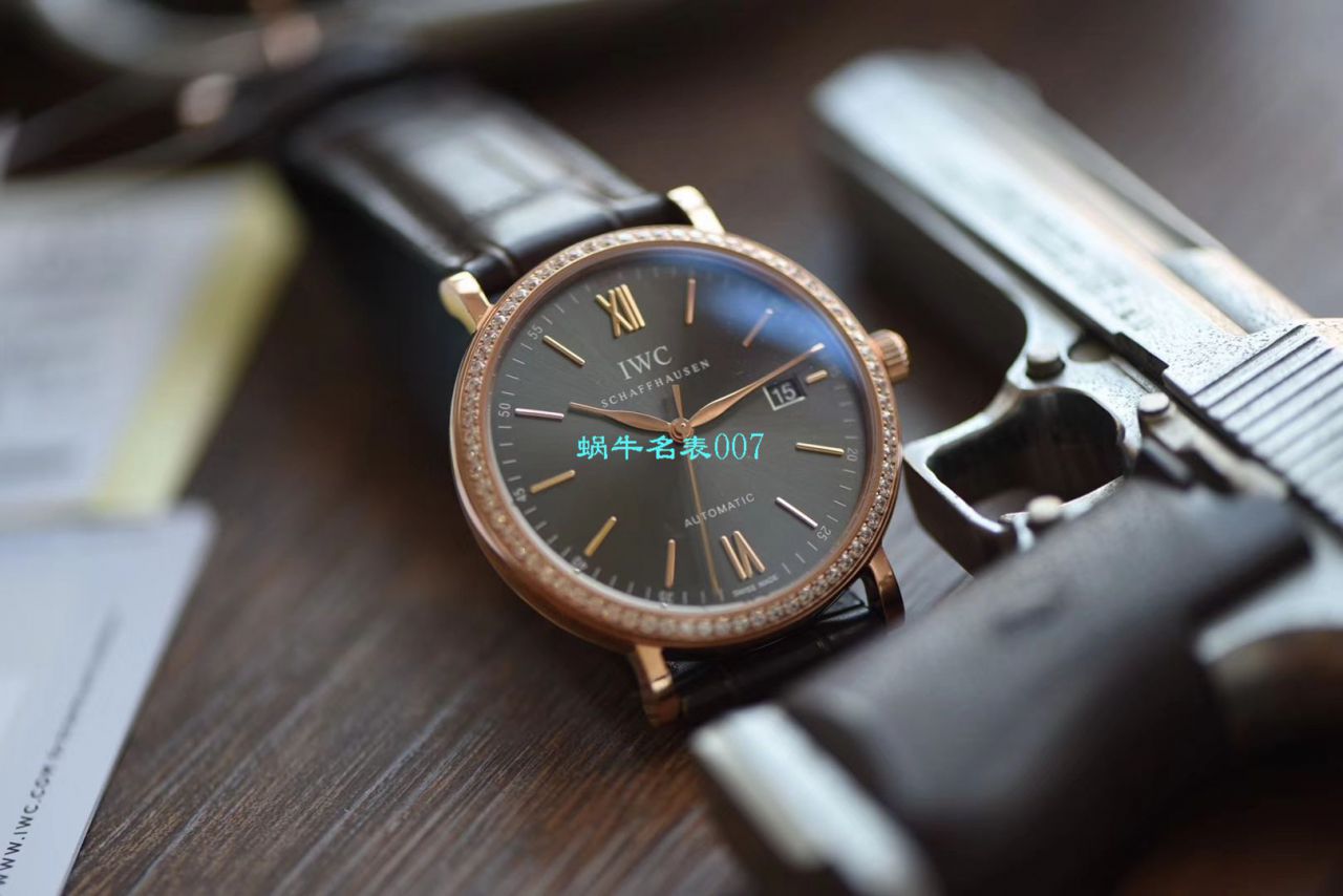 【视频评测V7厂IWC顶级复刻表】万国表柏涛菲诺高仿IW356516腕表 / WG396