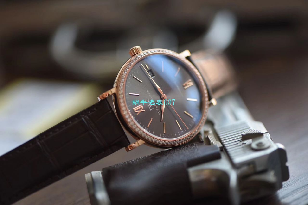 【视频评测V7厂IWC顶级复刻表】万国表柏涛菲诺高仿IW356516腕表 / WG396