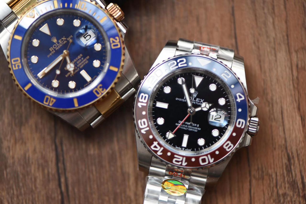 【NOOB厂Rolex顶级复刻高仿手表】劳力士格林尼治型II系列126710BLRO-0001腕表 / R378