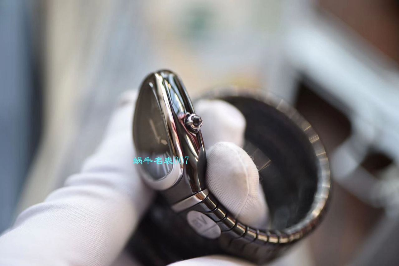 【BV厂BVLGARI复刻蛇形女表】宝格丽SERPENTI系列102734，102613 SPC35WGDWCGD1.1T白面黑面陶瓷腕表 / BG029