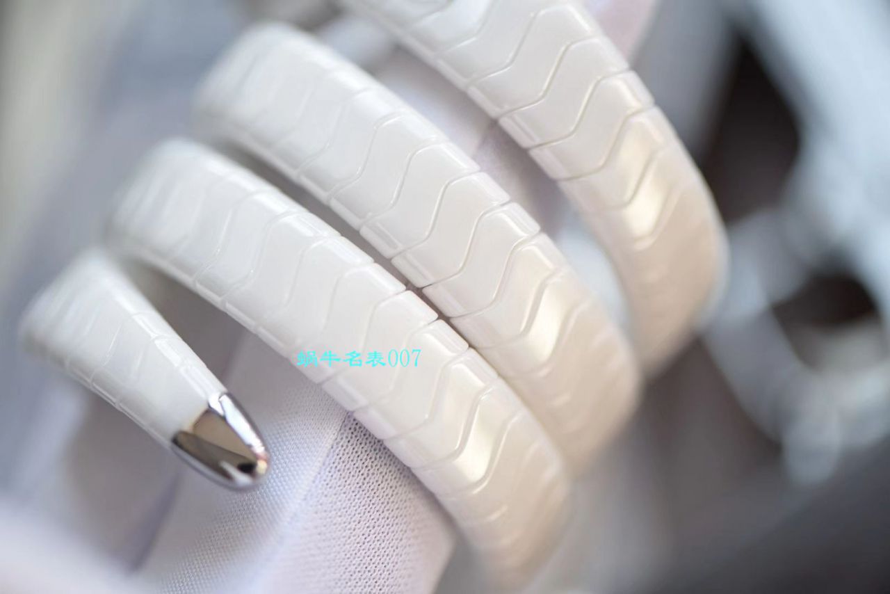 【BV厂BVLGARI复刻蛇形女表】宝格丽SERPENTI系列102734，102613 SPC35WGDWCGD1.1T白面黑面陶瓷腕表 / BG029