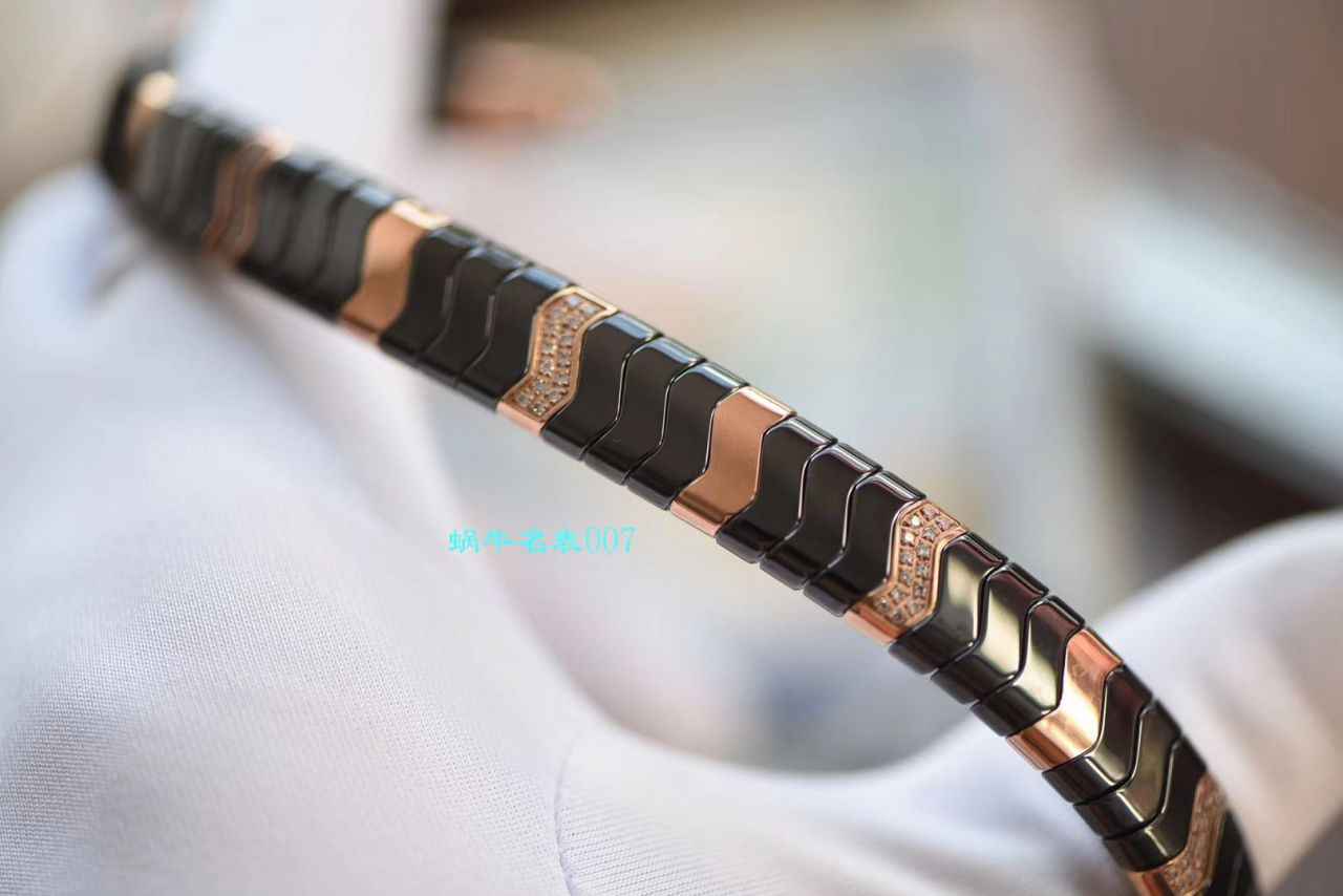 【BV厂BVLGARI复刻蛇形女表】宝格丽SERPENTI系列102734，102613 SPC35WGDWCGD1.1T白面黑面陶瓷腕表 / BG029