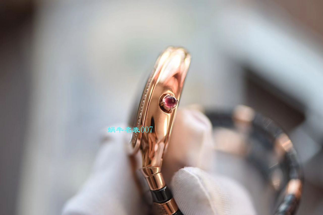 【BV厂BVLGARI复刻蛇形女表】宝格丽SERPENTI系列102734，102613 SPC35WGDWCGD1.1T白面黑面陶瓷腕表 / BG029