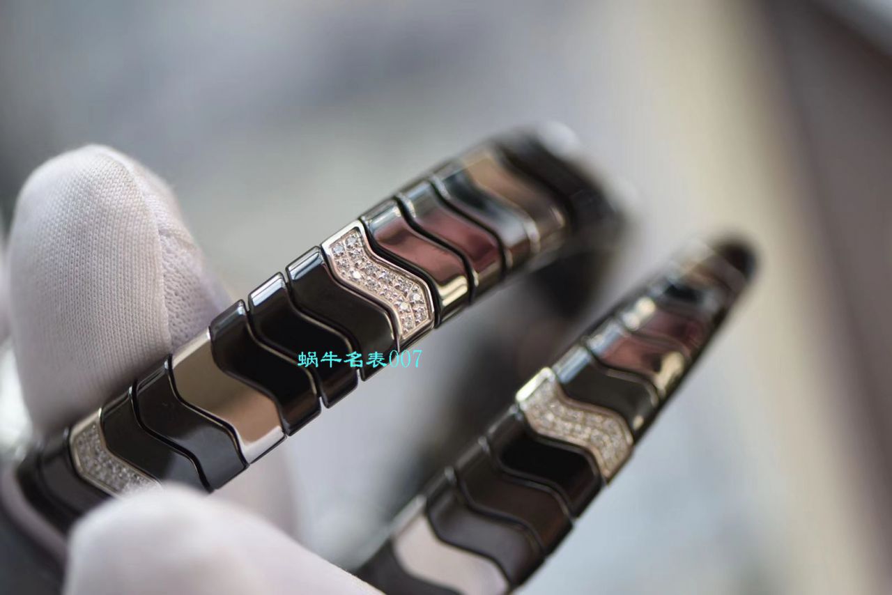 【BV厂BVLGARI复刻蛇形女表】宝格丽SERPENTI系列102734，102613 SPC35WGDWCGD1.1T白面黑面陶瓷腕表 / BG029