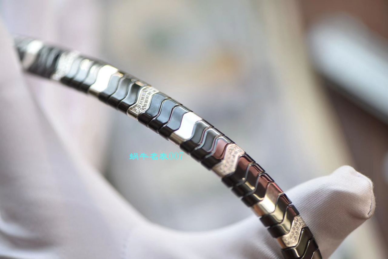 【BV厂BVLGARI复刻蛇形女表】宝格丽SERPENTI系列102734，102613 SPC35WGDWCGD1.1T白面黑面陶瓷腕表 / BG029