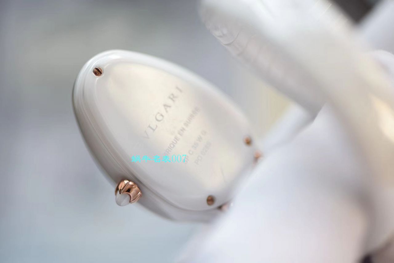 【BV厂BVLGARI复刻蛇形女表】宝格丽SERPENTI系列102734，102613 SPC35WGDWCGD1.1T白面黑面陶瓷腕表 / BG029