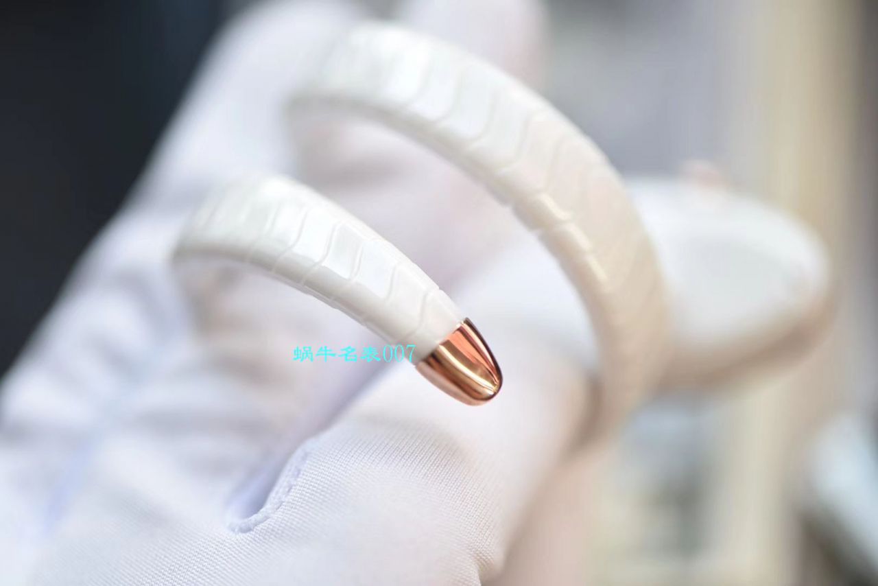 【BV厂BVLGARI复刻蛇形女表】宝格丽SERPENTI系列102734，102613 SPC35WGDWCGD1.1T白面黑面陶瓷腕表 / BG029