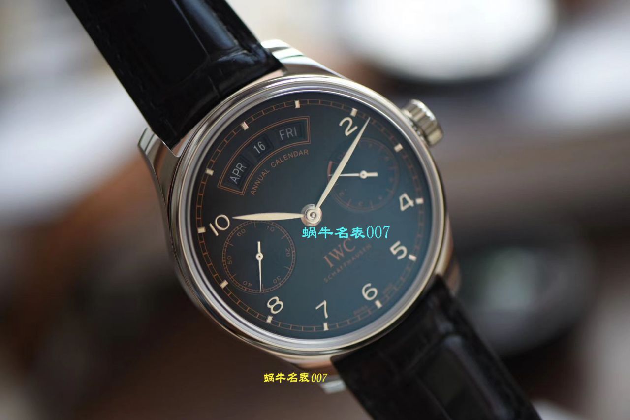 【ZF厂万国复刻高仿表价格】IWC万国表葡萄牙系列“Pisa版”葡萄牙年历表腕表 / M500