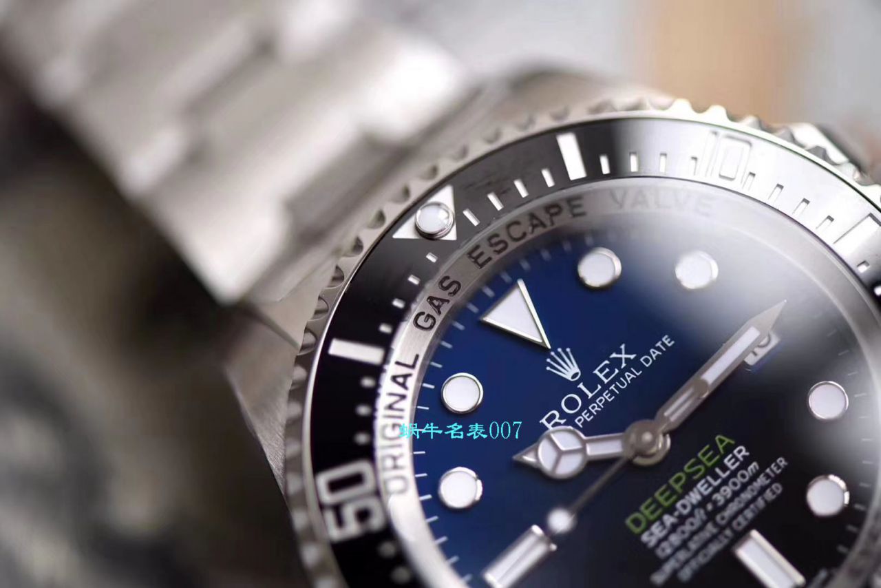 【AR厂复刻超级904L精钢渐变蓝鬼王手表】劳力士海使型复刻高仿116660-98210 蓝盘腕表 / R381