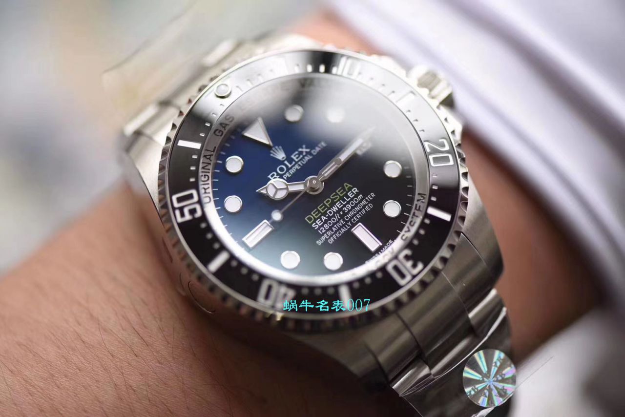 【AR厂复刻超级904L精钢渐变蓝鬼王手表】劳力士海使型复刻高仿116660-98210 蓝盘腕表 / R381