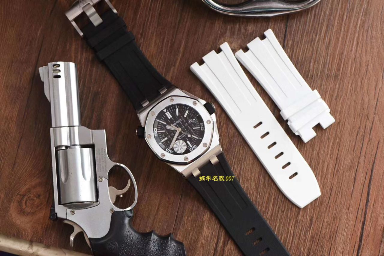 【JF一比一超A高仿】视频评测爱彼皇家橡树离岸型系列15703ST.OO.A002CA.01腕表，全新V9S超强版正式闪亮登场 / AP156