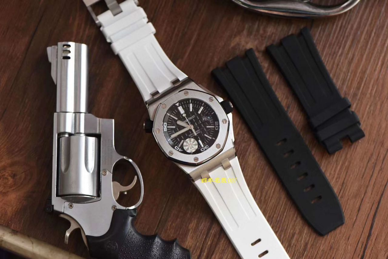 【JF一比一超A高仿】视频评测爱彼皇家橡树离岸型系列15703ST.OO.A002CA.01腕表，全新V9S超强版正式闪亮登场 / AP156