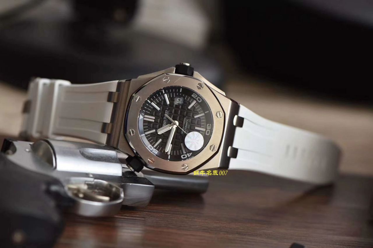 【JF一比一超A高仿】视频评测爱彼皇家橡树离岸型系列15703ST.OO.A002CA.01腕表，全新V9S超强版正式闪亮登场 / AP156