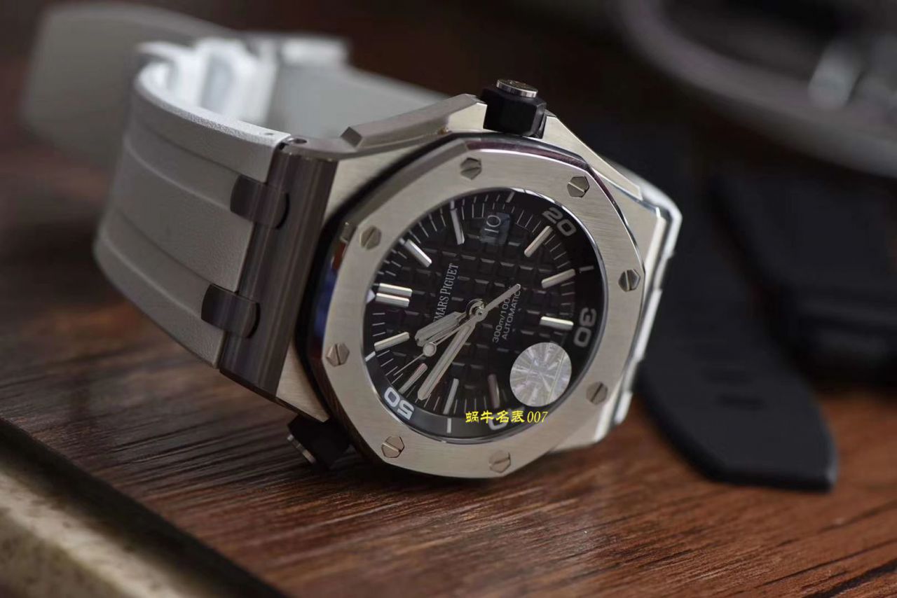 【JF一比一超A高仿】视频评测爱彼皇家橡树离岸型系列15703ST.OO.A002CA.01腕表，全新V9S超强版正式闪亮登场 / AP156