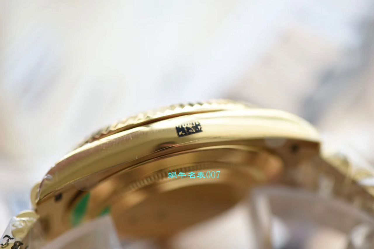 【EW厂Rolex复刻高仿表】劳力士星期日历型系列218238-83218 香槟面表盘腕表 / R382