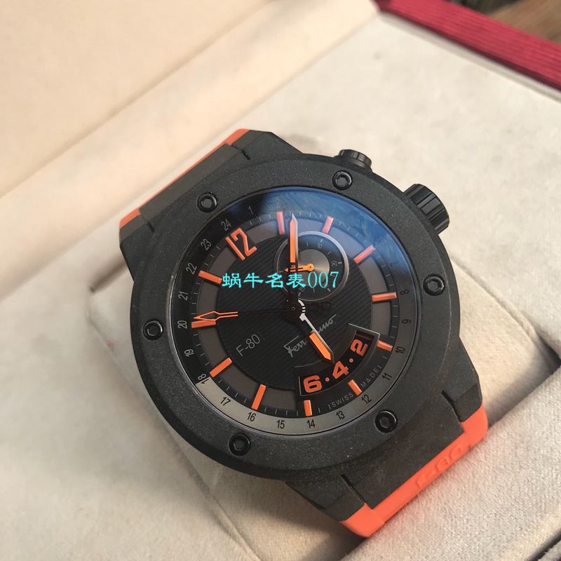 【渠道原单】菲拉格慕Ferragamo F-80系列碳素纤维男士腕表 / FEL011