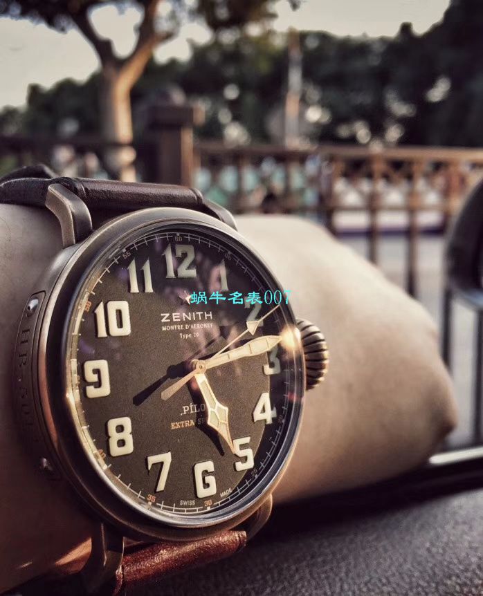 【XF厂Zenith青铜大飞复刻高仿手表】真力时飞行员系列29.2430.679/21.C753腕表 / ZLS039