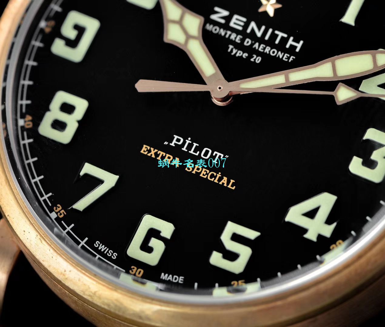 【XF厂Zenith青铜大飞复刻高仿手表】真力时飞行员系列29.2430.679/21.C753腕表 / ZLS039