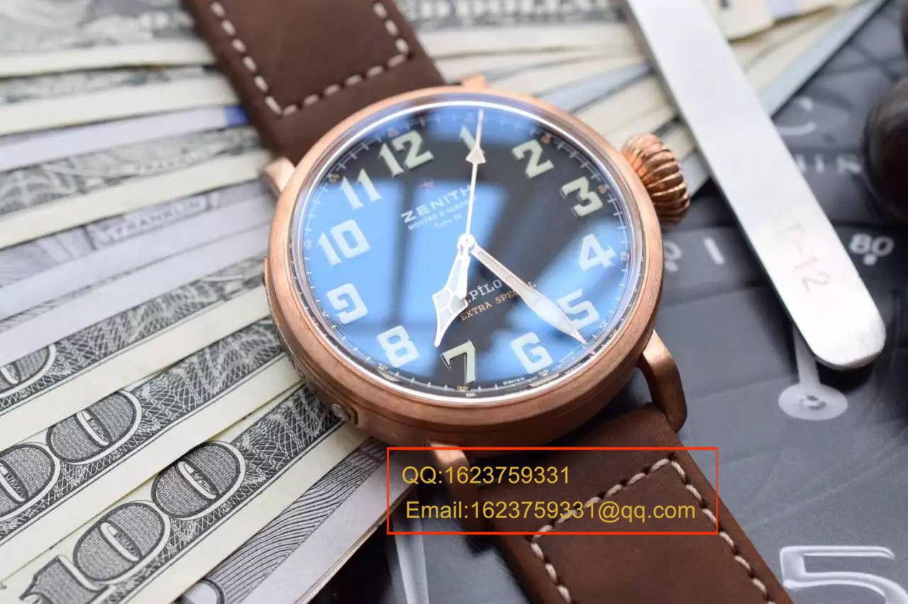 【XF厂Zenith青铜大飞复刻高仿手表】真力时飞行员系列29.2430.679/21.C753腕表 / ZLS039