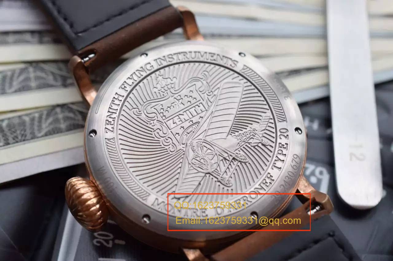 【XF厂Zenith青铜大飞复刻高仿手表】真力时飞行员系列29.2430.679/21.C753腕表 / ZLS039
